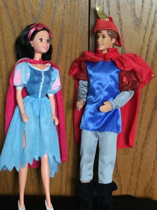 Disney Snow White And The Prince Dolls Set