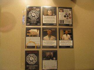 Lost Dharma Initiative Orientation Station 3 The Swan Flash Cards Set Of 6