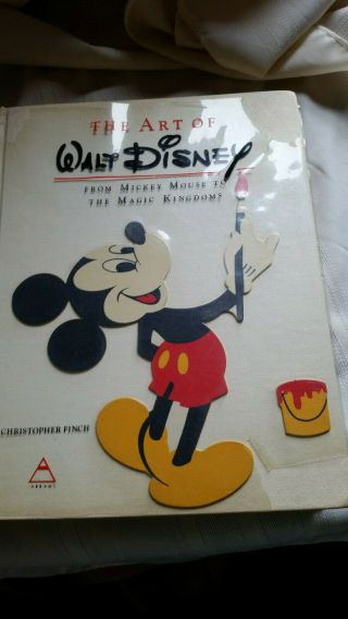 The Art Of Walt Disney 1973 1st Edition Hardback Vintage Book