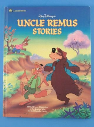 Walt Disney Tales From Uncle Remus Big Golden Book Oversized 1986 Brer Rabbit