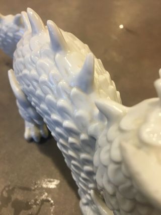 Vtg Japanese Asian Dragon Porcelain Ceramic Yoshimi Statue Figurine Numbered 7