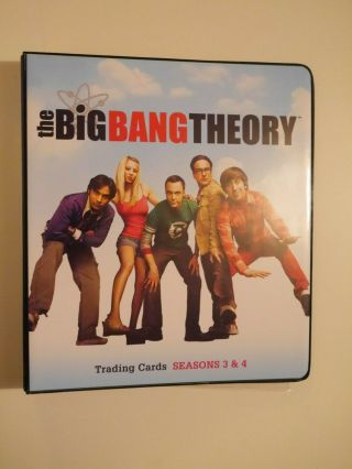 The Big Bang Theory Season 3 & 4 Ultra Rare Official Binder