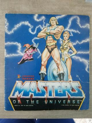 He - Man Masters Of The Universe 1983 Panini Sticker Album Only Missing 108 & 172
