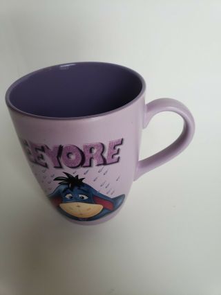Disney Store Exclusive Eeyore Mug Purple Large 20 OZ Coffee Cup Winnie The Pooh 2