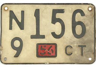 99 Cent 1956 Connecticut License Plate N9156