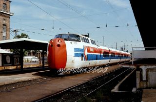 Orig.  Slide Amtrak (atk) 57 Turbo In Station