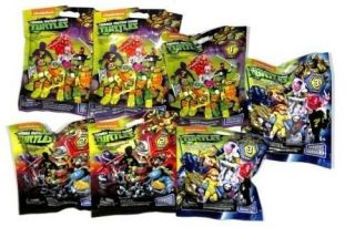 Mega Bloks Teenage Mutant Ninja Series 1 - 2 - 3 - - 7 Mystery Packs