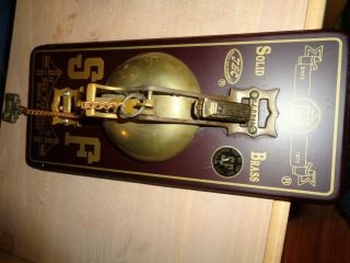 Vintage C.  O Bell San Francisco Cable Car Brass Bell Conductor Trolley