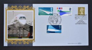 Limited Edition Fdc,  Final Flight Of Concorde,  York - London,  Pm 