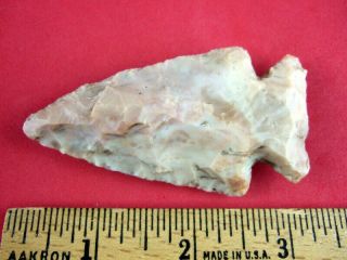 Fine Quality Authentic 3 1/4 inch Ohio Hopewell Point Indian Arrowheads 2