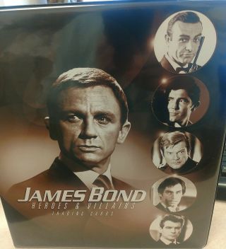 James Bond 007 Heroes & Villains Trading Card Album