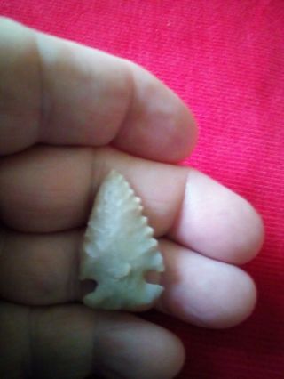 Authentic Ohio Dovetail Early Archaic Corner Notch Arrowhead Indian Artifact 4