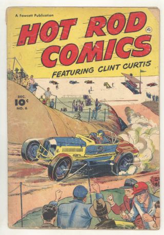 December 1952 Hot Rod Comics 6.  Powell Cover And Art
