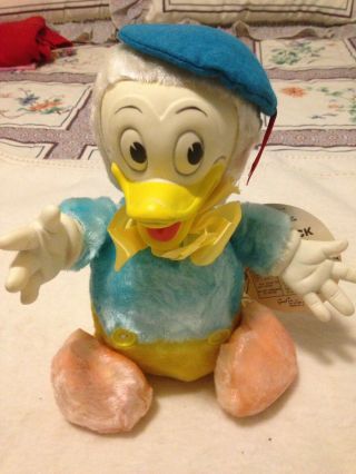 Disney 1955 " Talking Donald Duck " Plush Toy