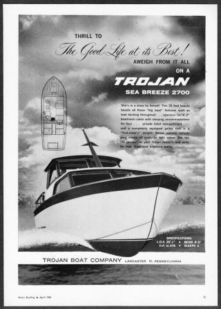 1962 Trojan Sea Breeze 2700 26 