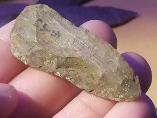 Sj Group 100 Authentic Archaic Indian Arrowhead From Wolf Fam.  Coll.