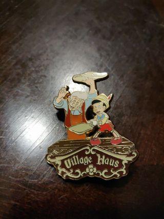 Disney 50 Disneyland Pin Pinocchio Village Haus 5 Decades Of Dining Passholder