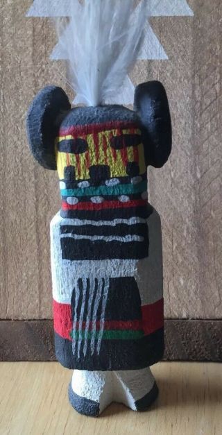 Corn Maiden Kachina Signed G Pooley Hopi Hand Made Purchased In Nm.  Pre Owned