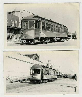 2 - Old Trolley Car Photos - Atlantic City Line In Ocean City Nj