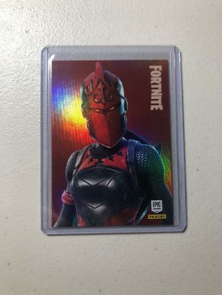 Red Knight 285 Legendary Outfit Holofoil Fortnite Holo Foil Epic Games Series 1