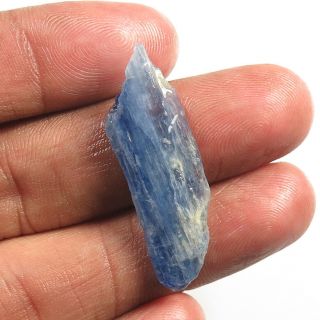 15.  60 Cts 100 Natural Blue Kyanite Gemstone Fancy Rough Mineral 37x12 Mm