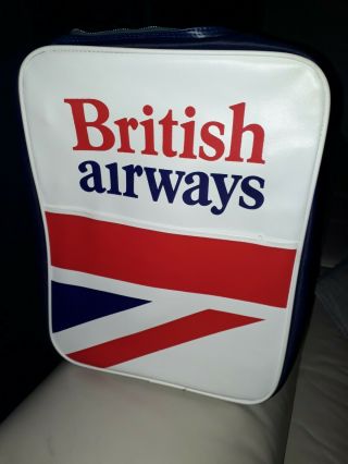 Vintage British Airways Bag Flight Shoulder Bag