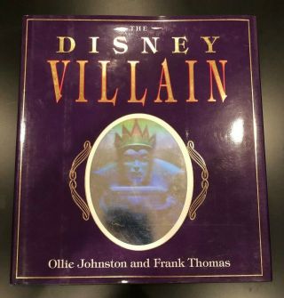 The Disney Villain Coffee Table Book Signed By Authors Johnstion & Thomas