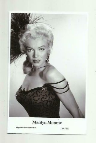 N480) Marilyn Monroe Swiftsure (201/111) Photo Postcard Film Star Pin Up