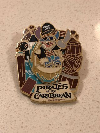 Pp Pre Production Disney Pin Pirates Of The Caribbean E Ticket Stitch Le 1500