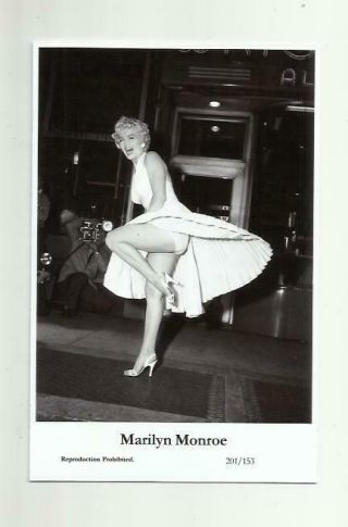 N495) Marilyn Monroe Swiftsure (201/153) Photo Postcard Film Star Pin Up