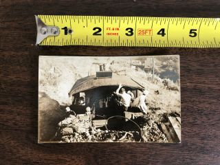 1935 Hoosac Tunnel In Wilmington Railroad Train Black & White Photo 4.  5 " X 3.  75 "