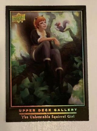Sdcc 2019 Upper Deck Gallery: Squirrel Girl Card - Marvel Masterpiece 2019 Sdcc