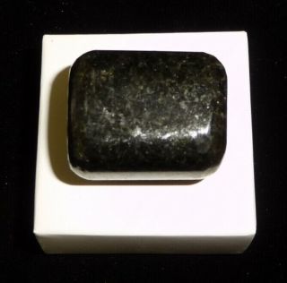 Dino: Xl Black Tourmaline Crystal Tumbled Chakra Stone,  Brazil - 26 Grams