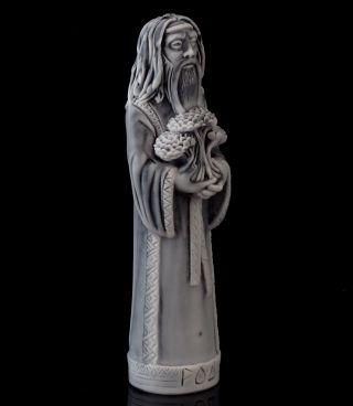 Slavic God Rod Marble Figurine Stone Statue Forefather of Gods World Creator 3