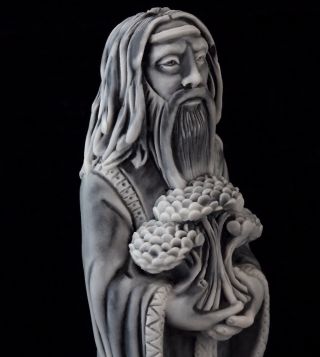 Slavic God Rod Marble Figurine Stone Statue Forefather of Gods World Creator 5