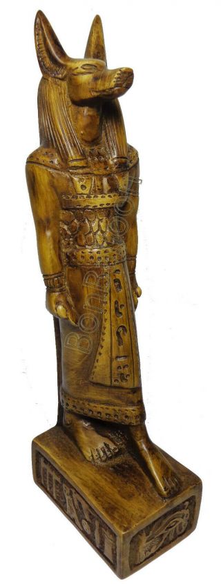 Egyptian King Anubis Pharaoh Figurine Statue 8.  3 " Ancient Goddess Sculpture 201