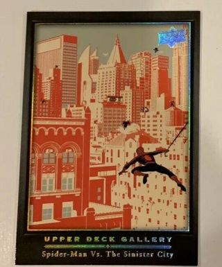 Sdcc 2019 Upper Deck Gallery: Spider - Man Card - Marvel Masterpiece 2019 Sdcc