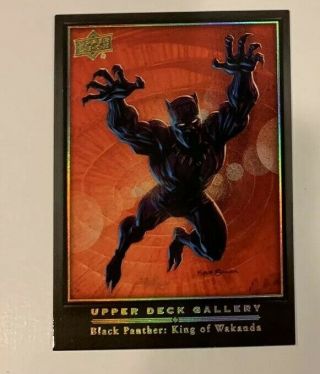 Sdcc 2019 Upper Deck Gallery: Black Panther Card - Marvel Masterpiece 2019 Sdcc