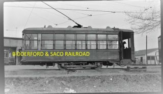 Biddeford & Saco Railroad Car 604 Ex Cumberland County Power & Light Co 12/38