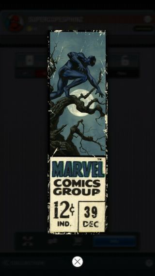 [digital] Topps Marvel Collect Corner Box Wave 1 Black Panther Rare Hot