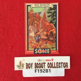Boy Scout Some Boy Goudey Gum Co.  Trading Card 36 Experiment Series