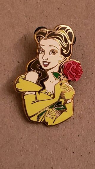 2003 Disney Belle From Beauty And The Beast 3d Rose Trading Pin