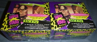 1991 Pro Set Series 1 Music Superstar Trading Card 2 Box 36 Packs Per Box