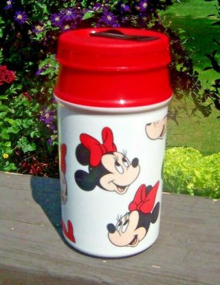 Vintage Disney Minnie Mouse Thermos By Aladdin 1980 