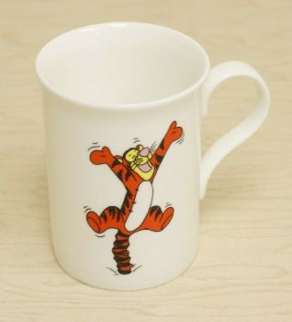 Vintage Fine Bone China Tigger Mug Winnie The Pooh Bouncy Coffee 1980 