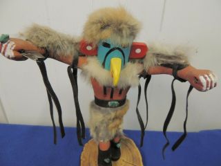 Vintage Native Eagle Kachina Doll Signed 11 "