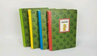 Vtg 1965 Golden Press Wonderful Worlds Of Walt Disney Hardcover Set Of 4 Books