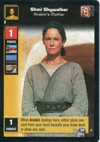 Star Wars Ccg Young Jedi Ultra Rare Promo Card P7 Shimi Skywalker
