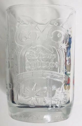 Set Of 4 Walt Disney World Mickey Mouse Square Shaped Millennium Glasses 2000 8