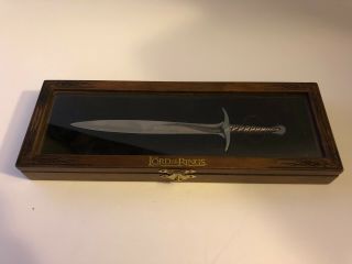 LORD OF THE RINGS LOTR The Hobbit Sting Letter Opener Bilbo ' s Sword with Case 4